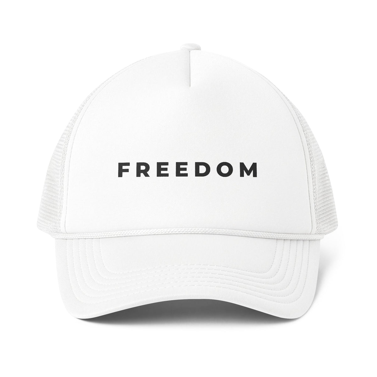 Freedom Trucker Cap — Minimalist Mesh-Back Foam Hat