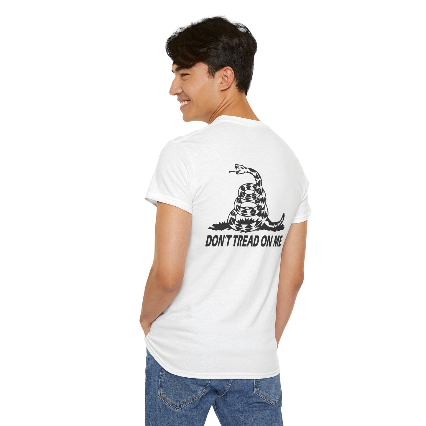 Don't Tread On Me Tee — Gadsden Flag Snake Graphic T-Shirt