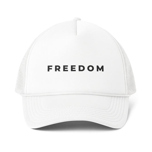Freedom Trucker Cap — Minimalist Mesh-Back Foam Hat