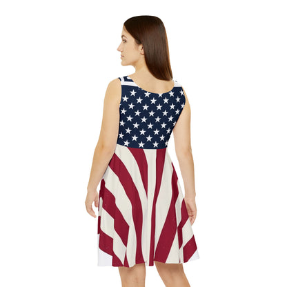 American Flag Dress - Patriotic USA Stars & Stripes