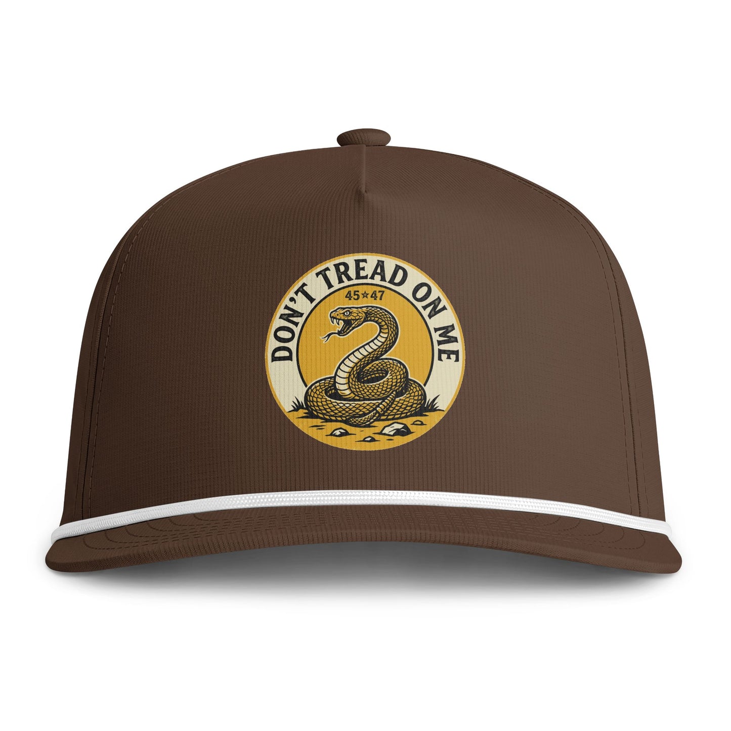 Don't Tread On Me Rope Cap — Vintage Gadsden Patch Hat