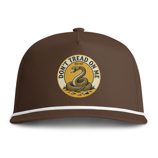 Don't Tread On Me Rope Cap — Vintage Gadsden Patch Hat