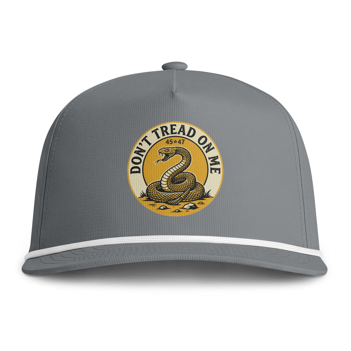 Don't Tread On Me Rope Cap — Vintage Gadsden Patch Hat