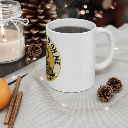 Don’t Tread On Me Coffee Mug – 11oz Gadsden Snake Design
