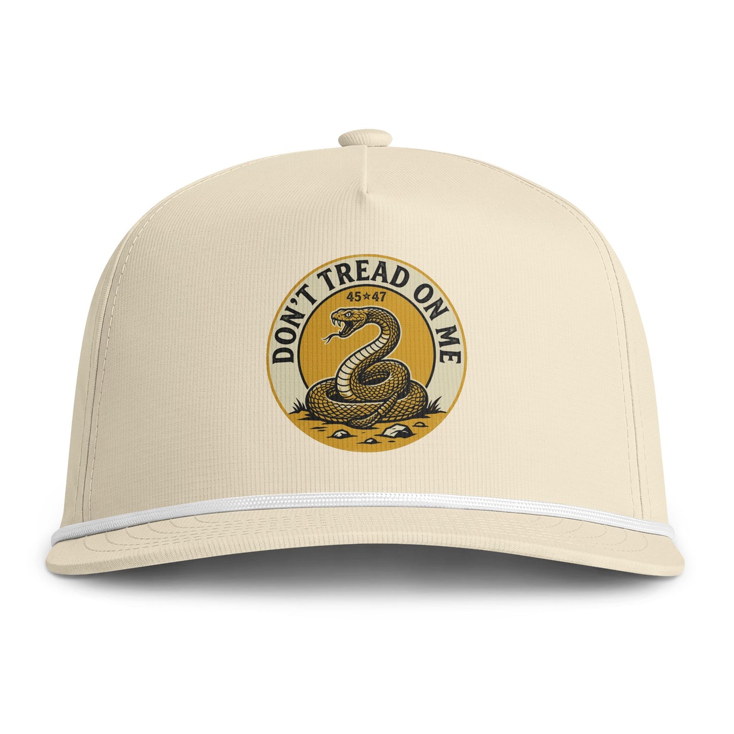 Don't Tread On Me Rope Cap — Vintage Gadsden Patch Hat
